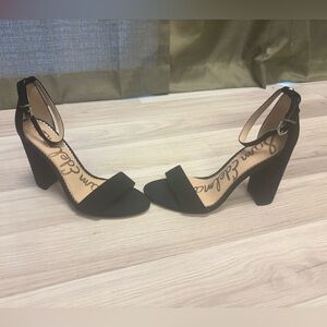 Sam Edelman Black Block Heel Sandals
